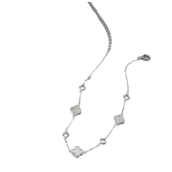 ENA925 Sterling Silver Anklet - Picture 4 of 6
